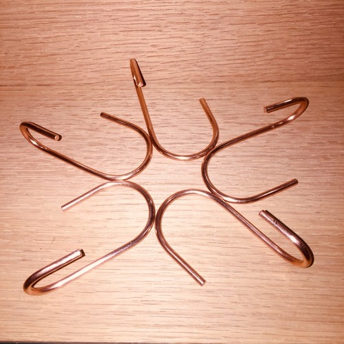 Copper hooks for hanging - copper, s