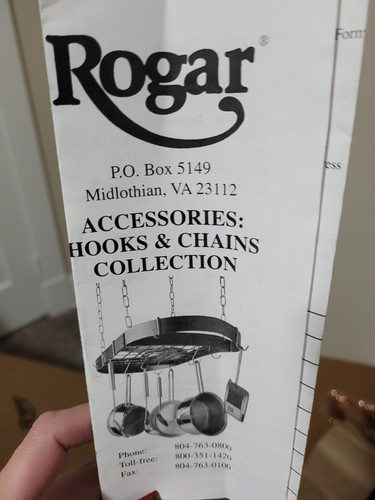 Rogar pots pans - &, hanging
