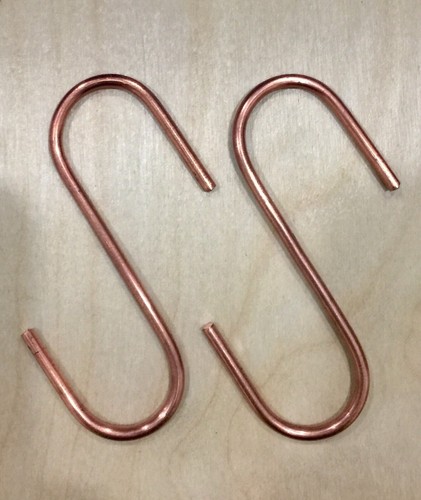 Copper hooks for hanging - hooks,