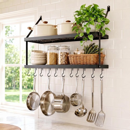Pot rack wall mounted - wall, mounted,