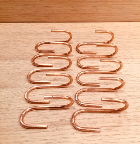 Copper hooks for - copper, s