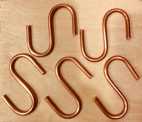 Copper hooks for hanging - hooks,