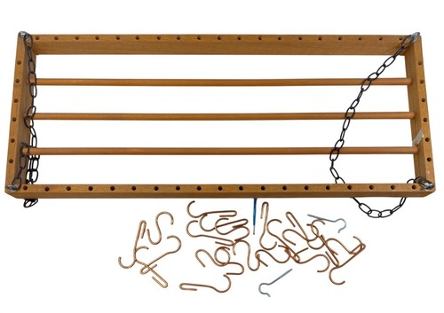 Wooden hanging ceiling pot - hanging, pan