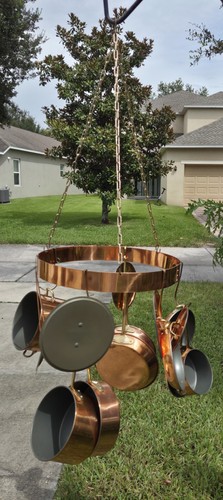Mcm copper brass pots pans - brass,